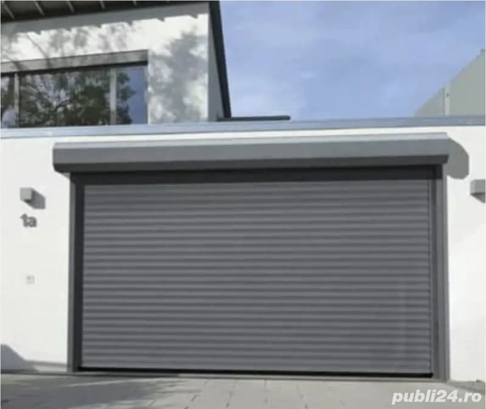 Usa garaj tip Rulou din aluminiu Alb