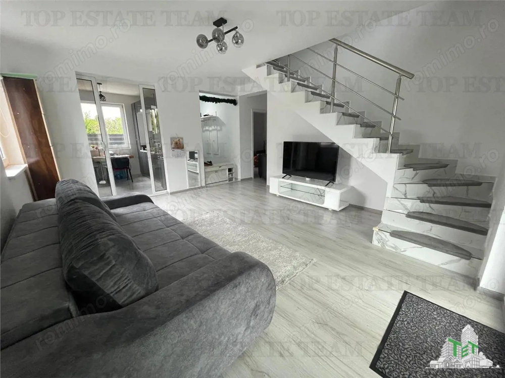 Casa cocheta, gata de locuit, intr-o zona linistita din comuna Berceni, 4 dormitoare, curte amenajat