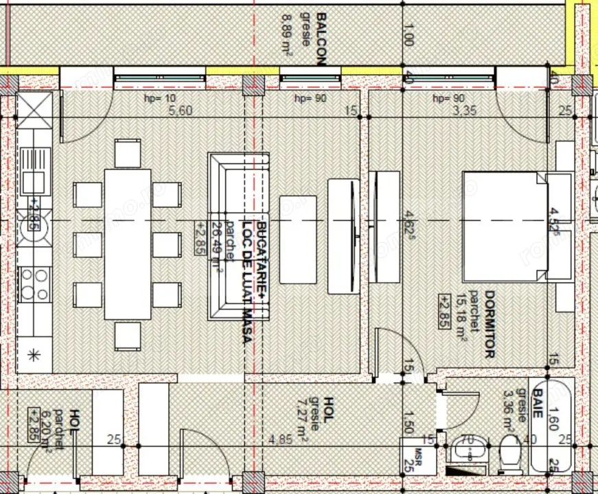Apartament de vanzare, în bloc nou – etaj 1, finisaje la alegere
