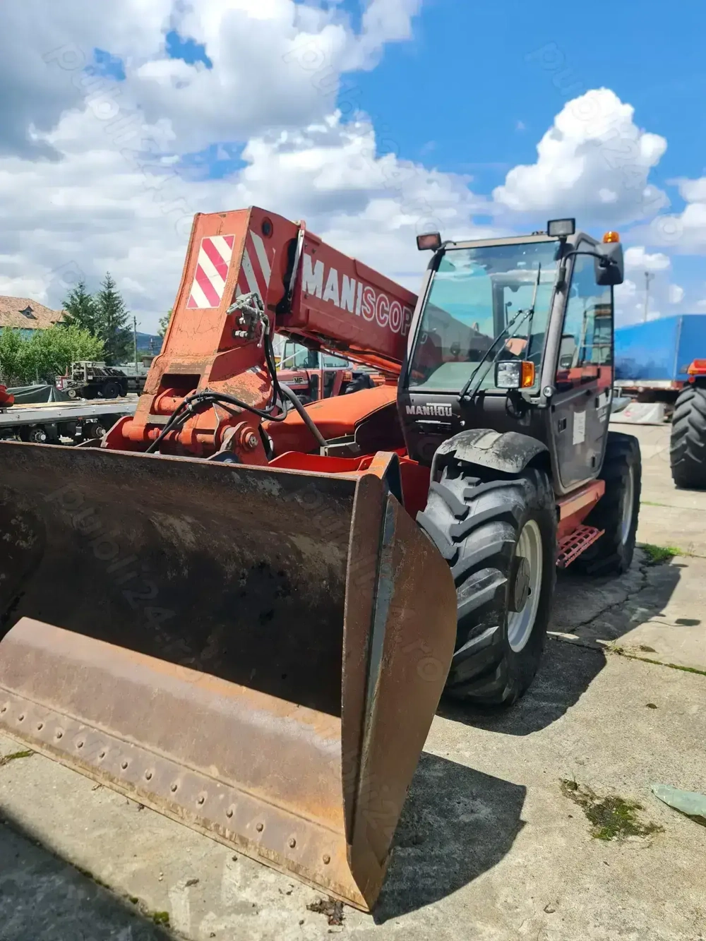 Manitou 120 LSU Turbo, brat telescopic ridicare 9m
