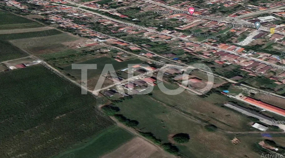 Teren de vanzare intravilan Sura Mare cu utilitati zona deosebita