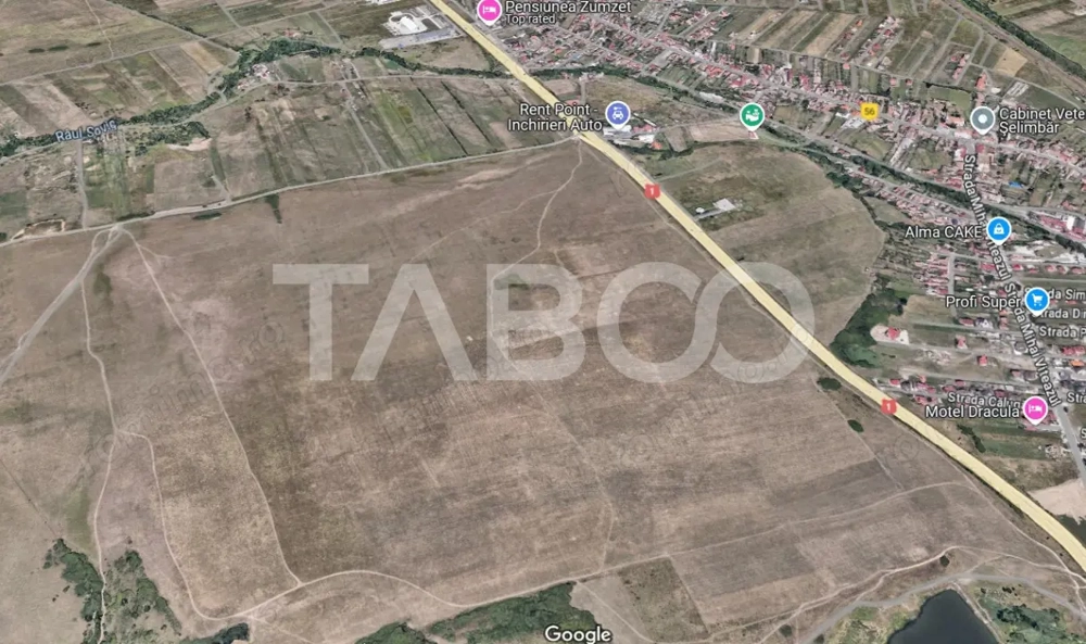 Teren extravilan arabil 5950 mp Selimbar - zona Sopa