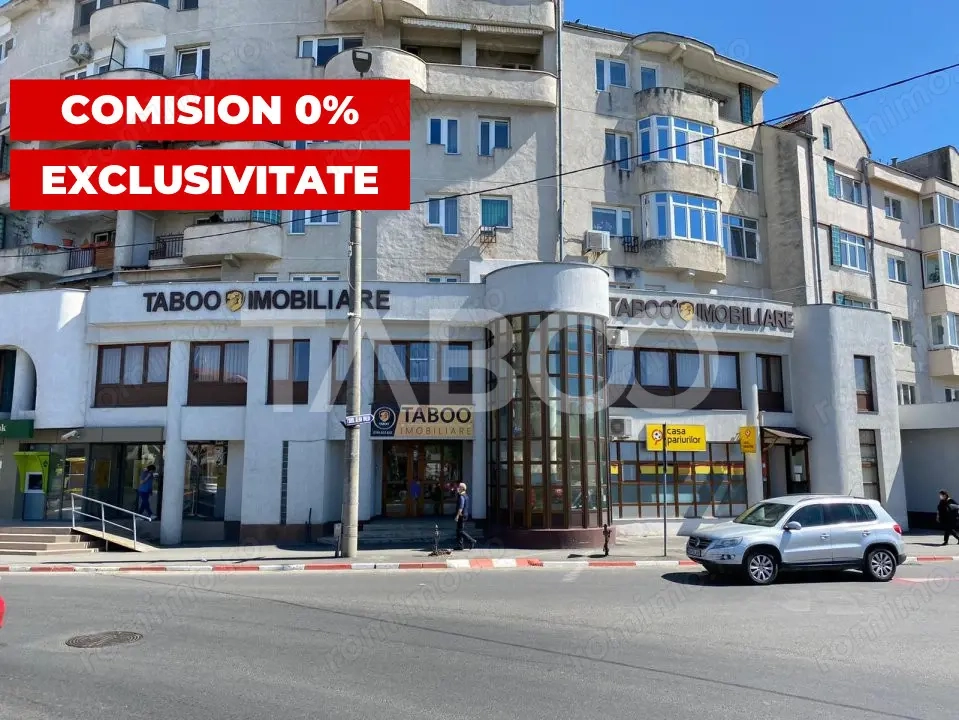 Spatiu comercial sau pentru birouri 268 mpu decomandat Sibiu