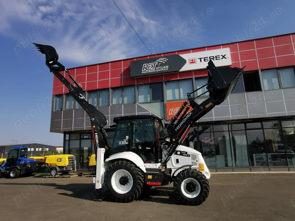 Minibuldo si buldoexcavtoare Hidromek noi, garantie 24 luni