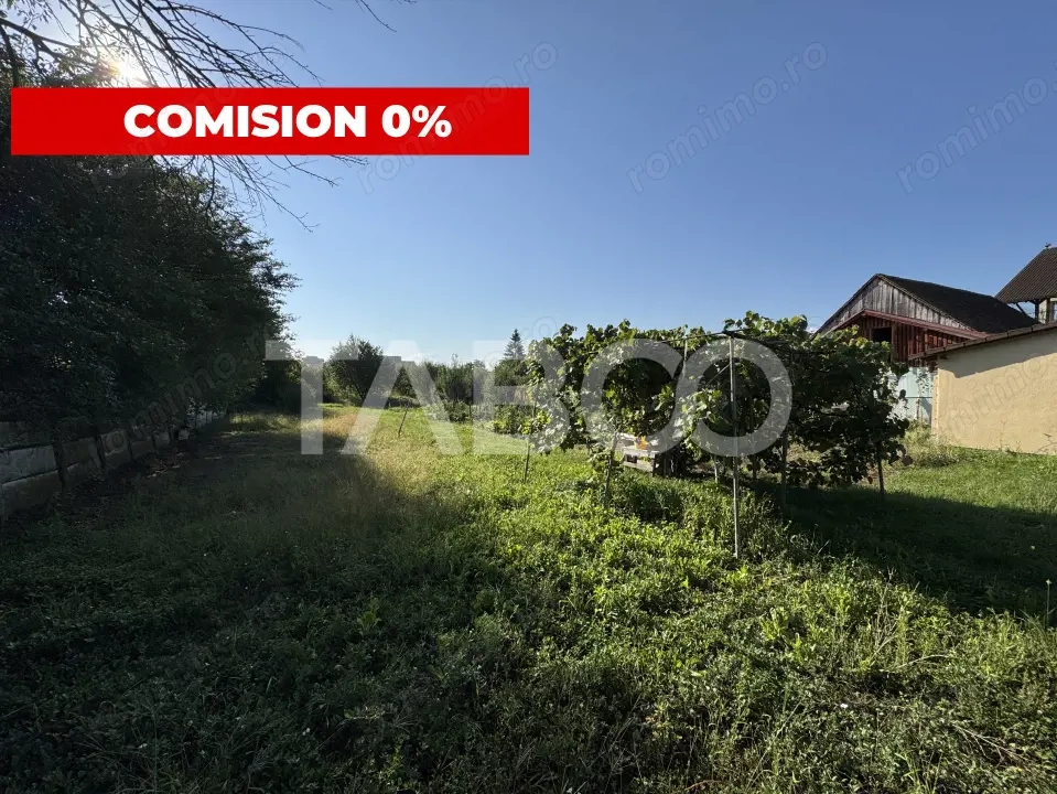 Teren intravilan 4783 mp cu toate utilitatile Turnisor Sibiu