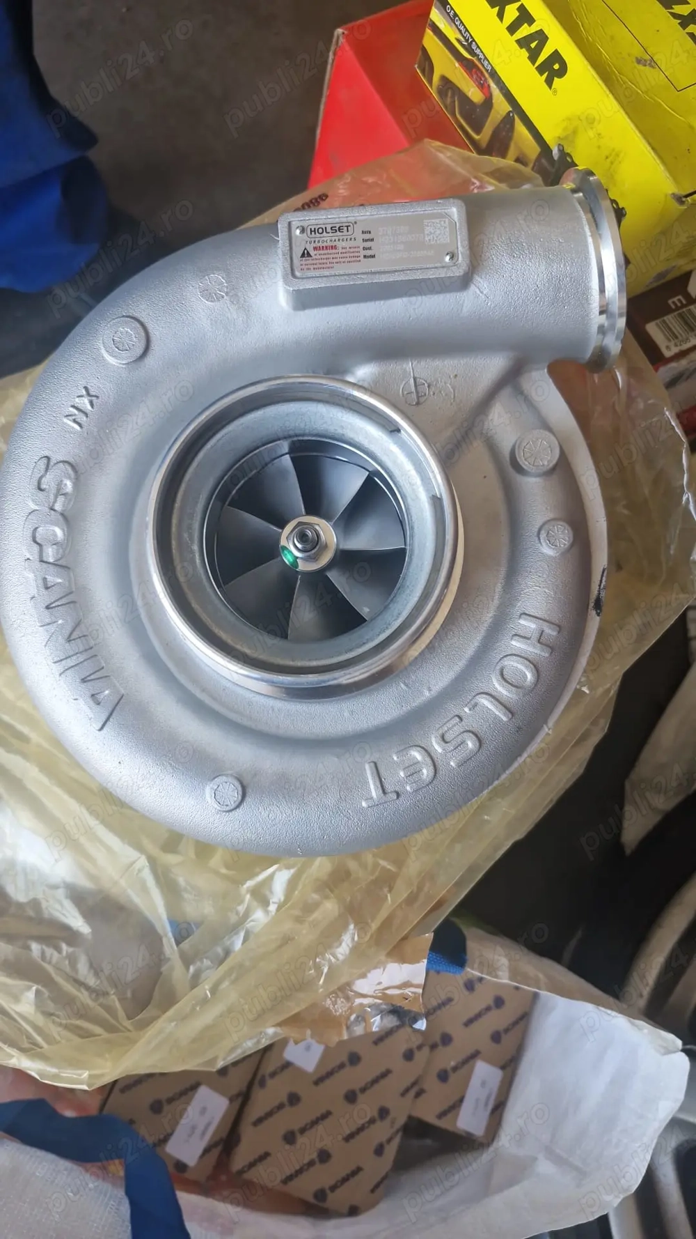 Turbosuflante Holset, originale, de SCANIA