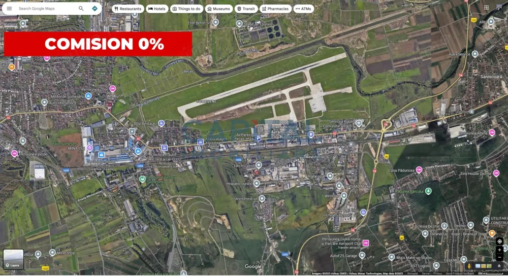 Teren industrial 7.057 mp cu construcții și front 81 ml Someșeni 