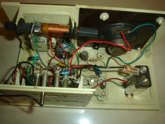 Radio AM PHILIPS Made in HOLLAND 1966, scheme tehnice pentru asamblare