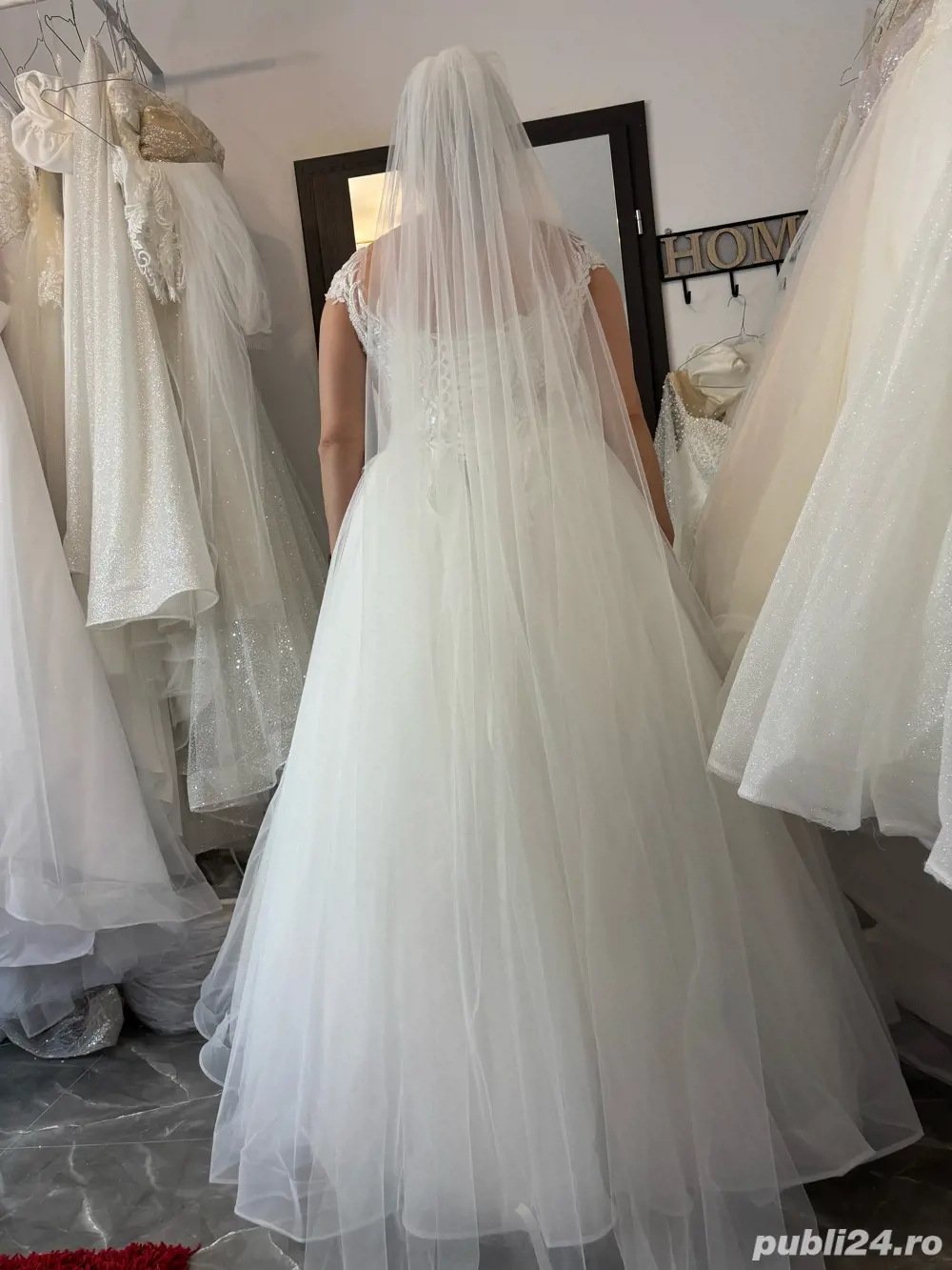 Rochie de mireasa stil printesa 