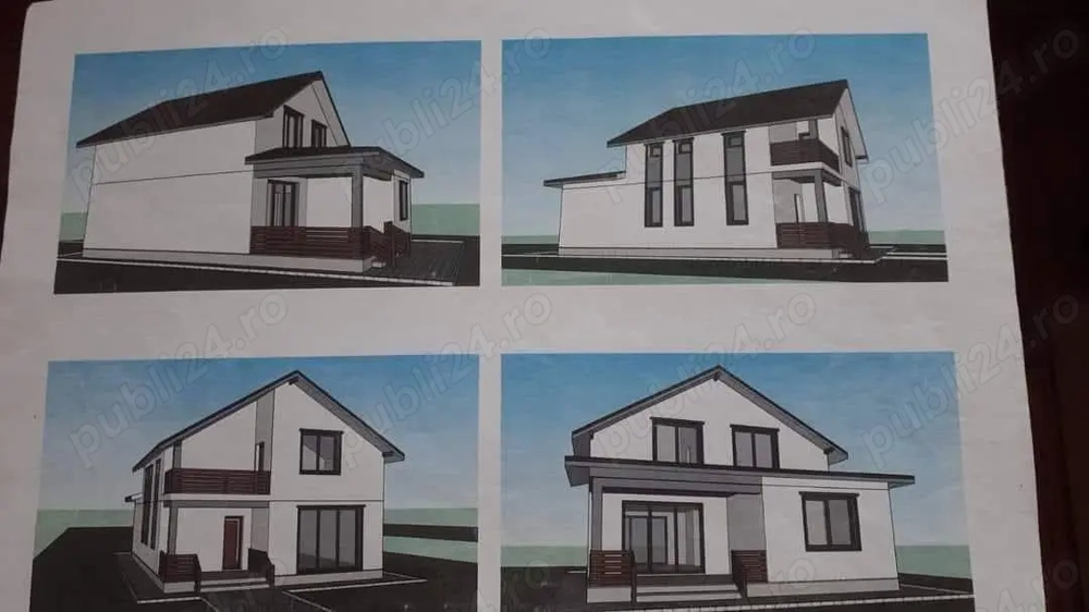 Vanzare Vila P + 1 la rosu, sup. teren 1700. mp., desch.20.ml, sup. constr. 200.mp. Com. Romanu    