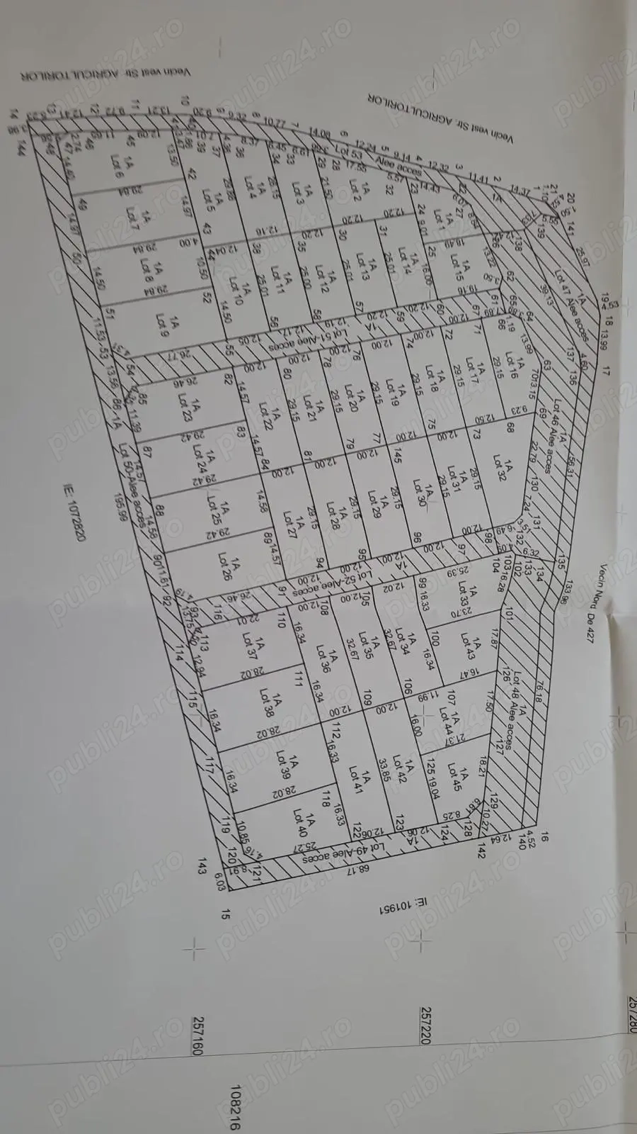 Vama Veche - teren intravilan 24.000 mp, lotizat. 