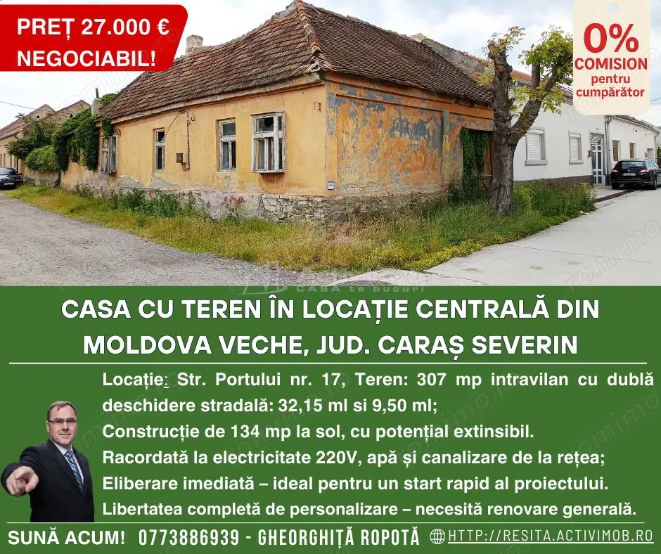 Casa in Moldova Veche