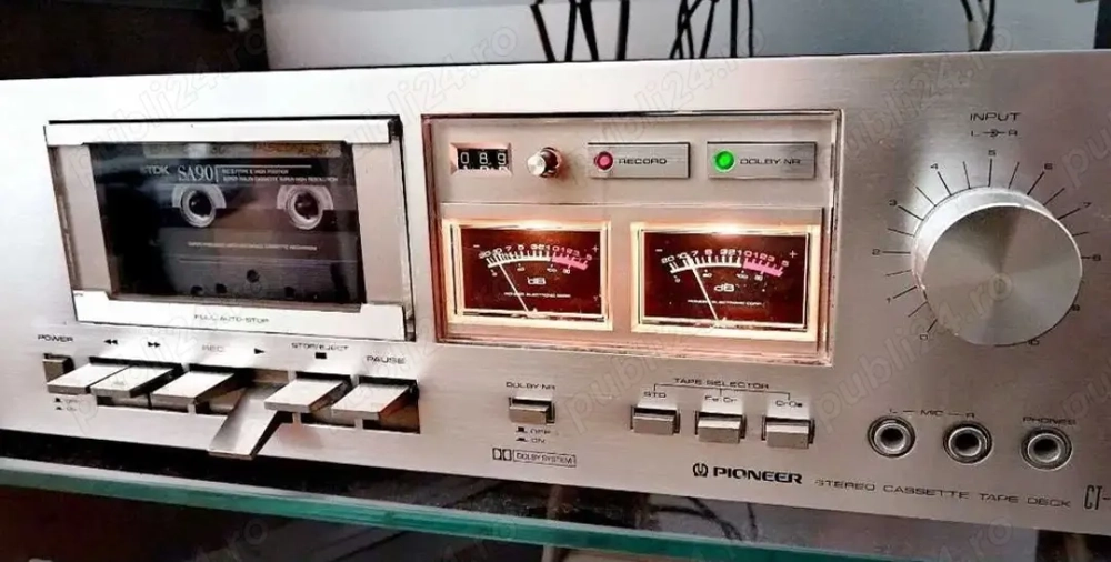 Deck Pioneer CT 506,casetofon vintage