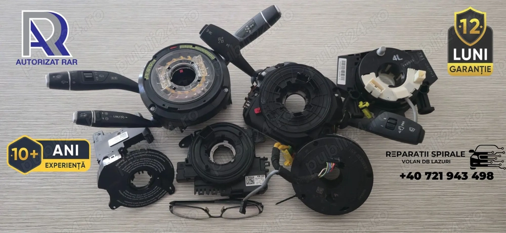 Reparatii spire volan VW Mercedes BMW Porsche Skoda Seat Audi garantie 12 luni