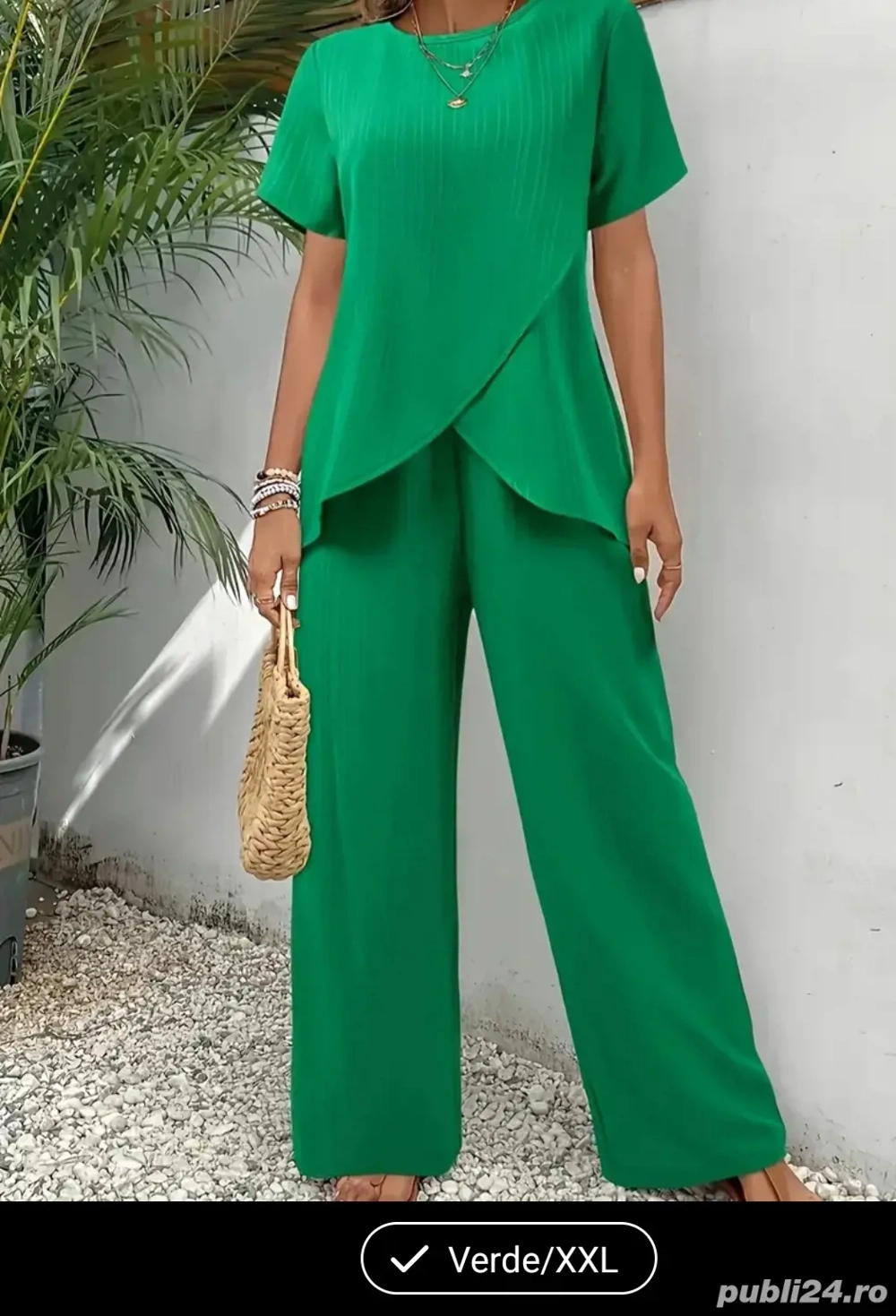 Set format din doua piese..Bluză și pantaloni XXL