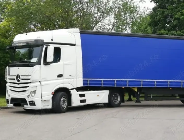 Sofer C+E pentru prelata, Contract Germania, 100 euro net ziua calendaristica.  