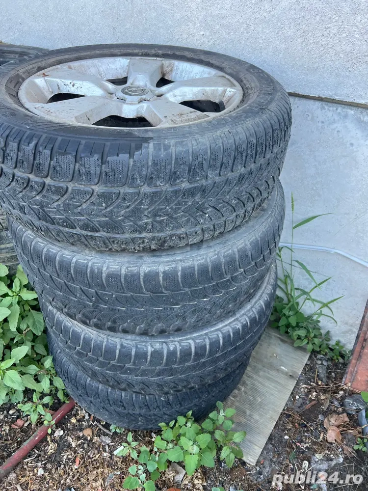 jenti opel antara  cu gume de iarna 235/60 R18