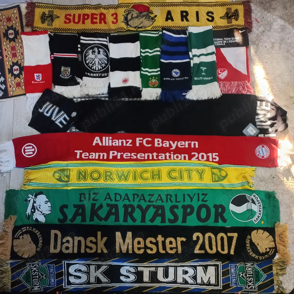 Fulare echipe fotbal:Bayern Munchen,Valencia,Italia,Borussia Dortmund,Elvetia