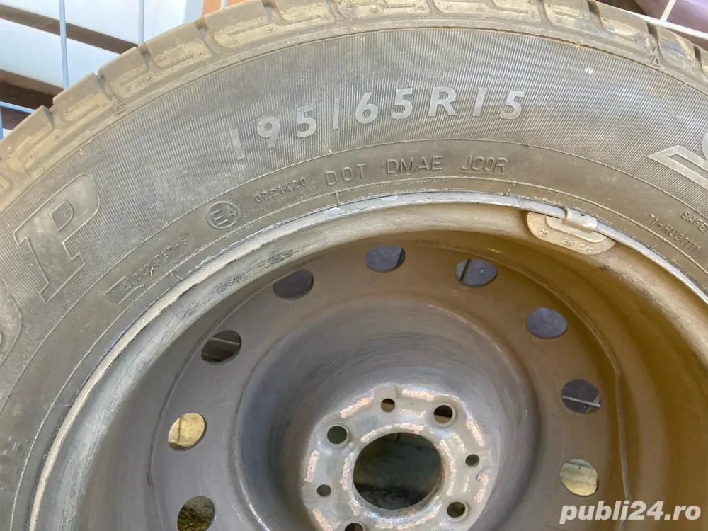 Set 5 jante oțel, prindere 4x108 – 15”, ET27