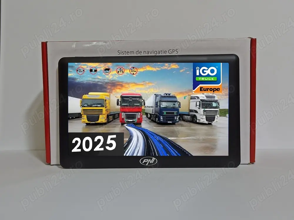 Navigatie gps camion PNI L810 cu harti 2025