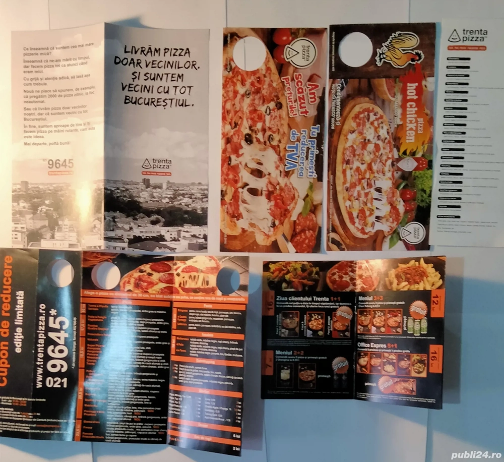    Colecție unică pentru iubitorii de pizza din București!   