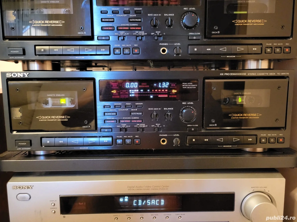Deck Sony TC-WR770