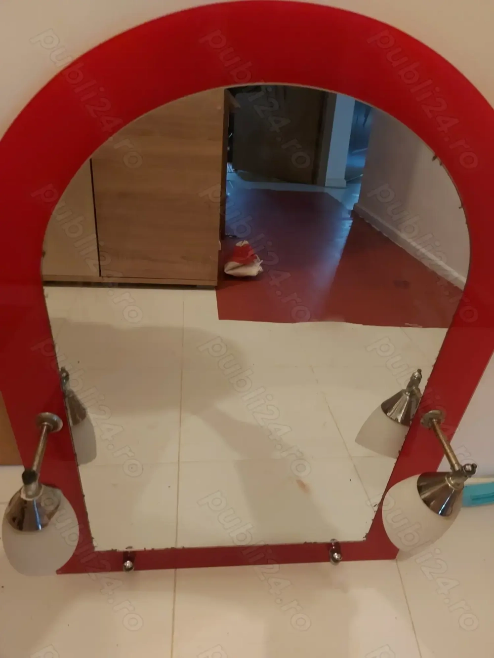 Oglinda baie cu spoturi moderna