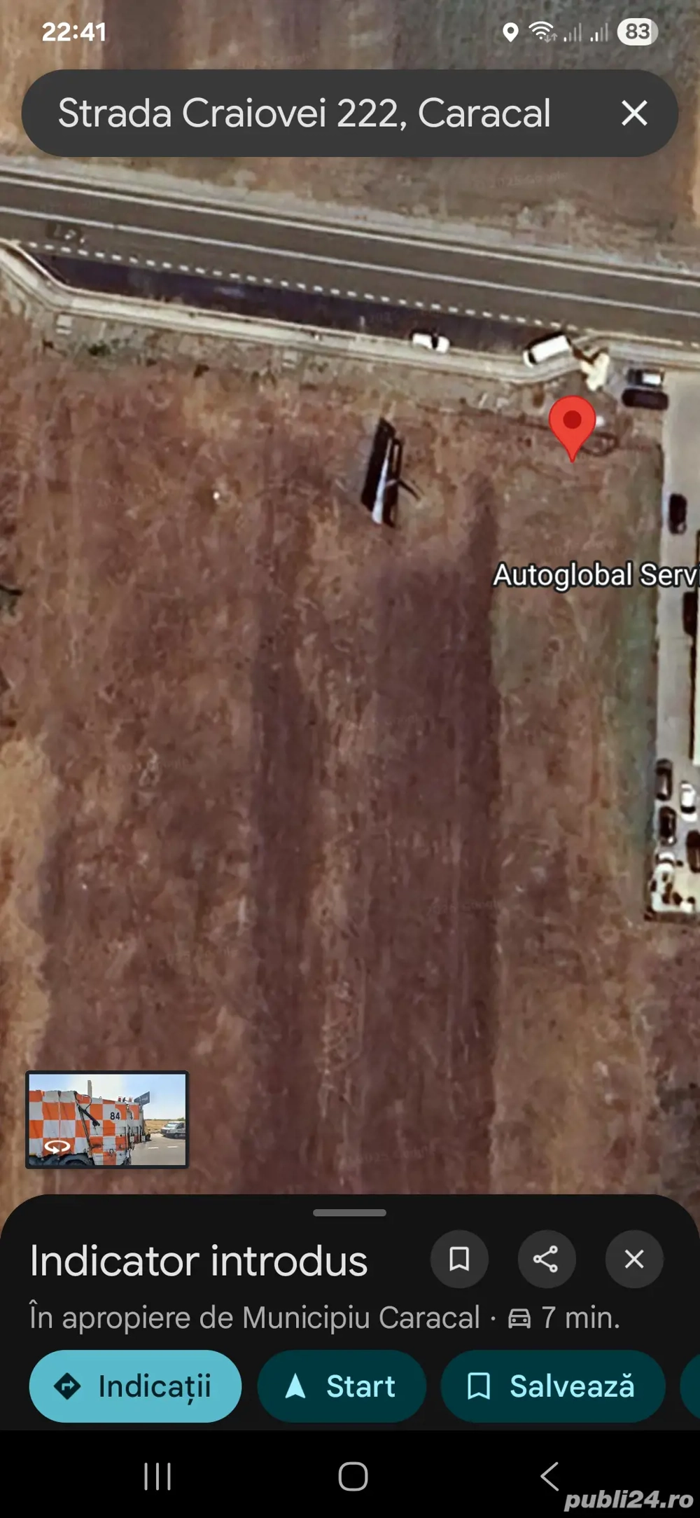 Închiriez teren strada Craiovei 