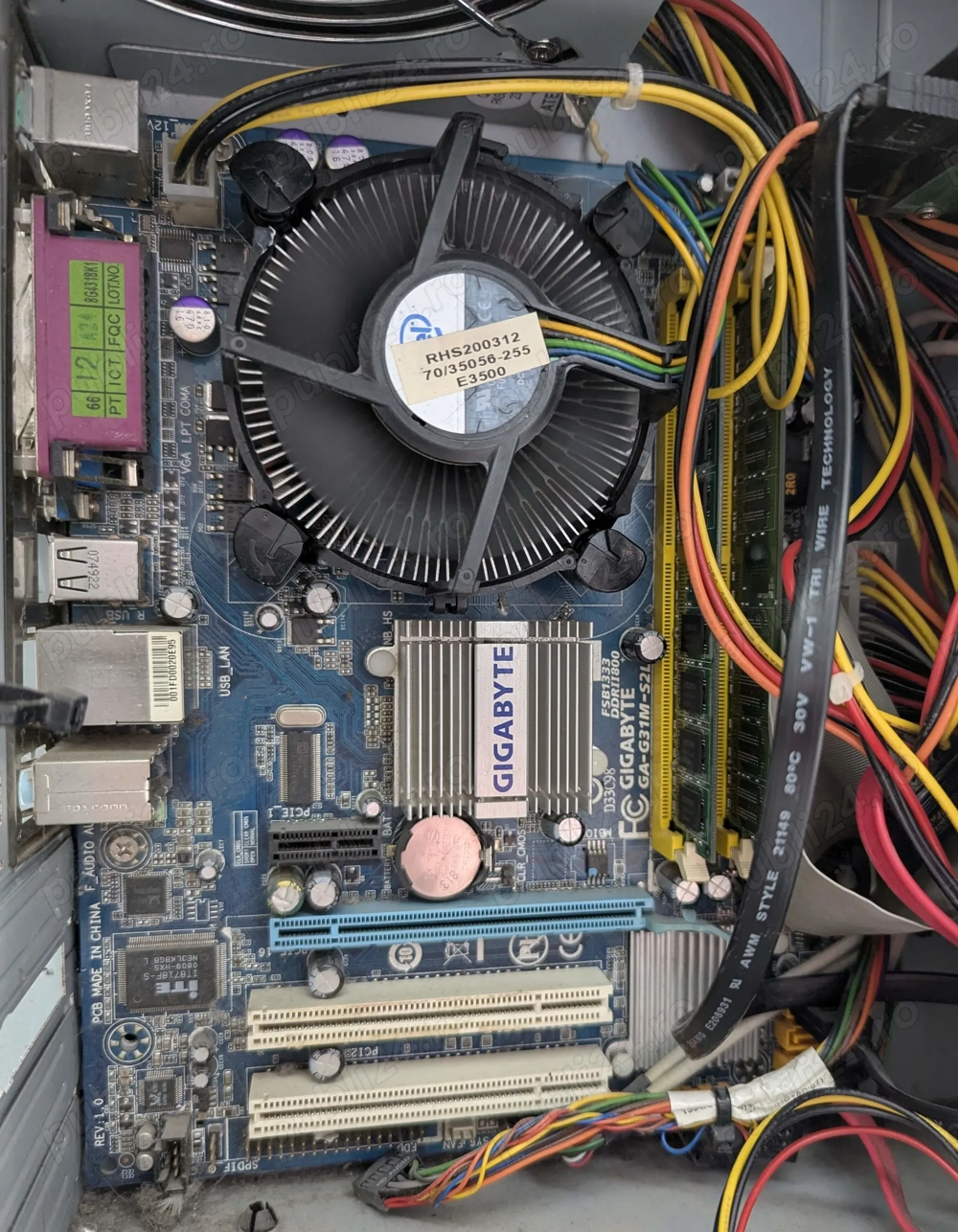 Placa de baza Intel socket 775 GIGABYTE GA-G31M-S2L Intel G31 Ide Sata Core2 Duo ddr2 Pentium