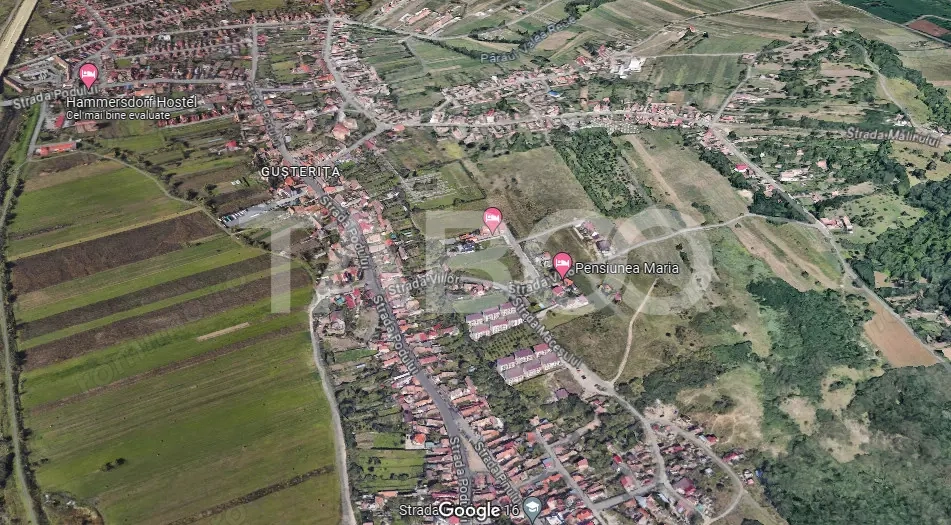 Teren intravilan cu utilitati 2269 mp 2 fronturi zona Gusterita Sibiu