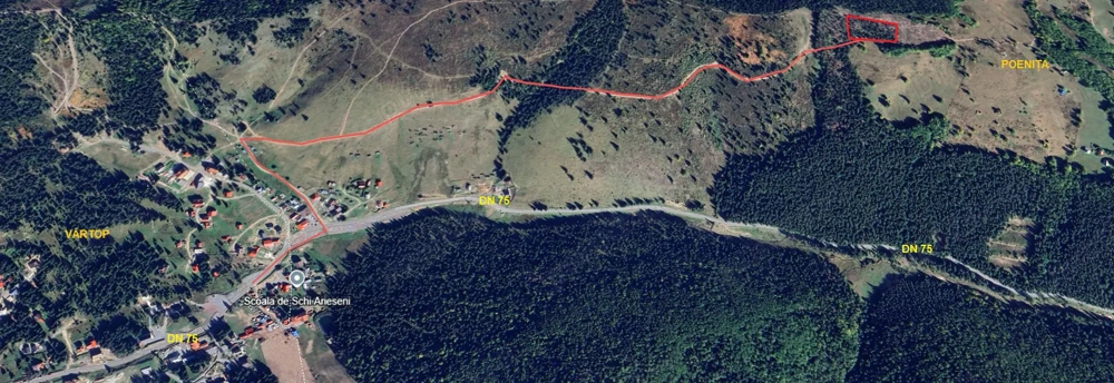 Vând teren extravilan - 5.000 mp - 2 km de statiunea Vârtop