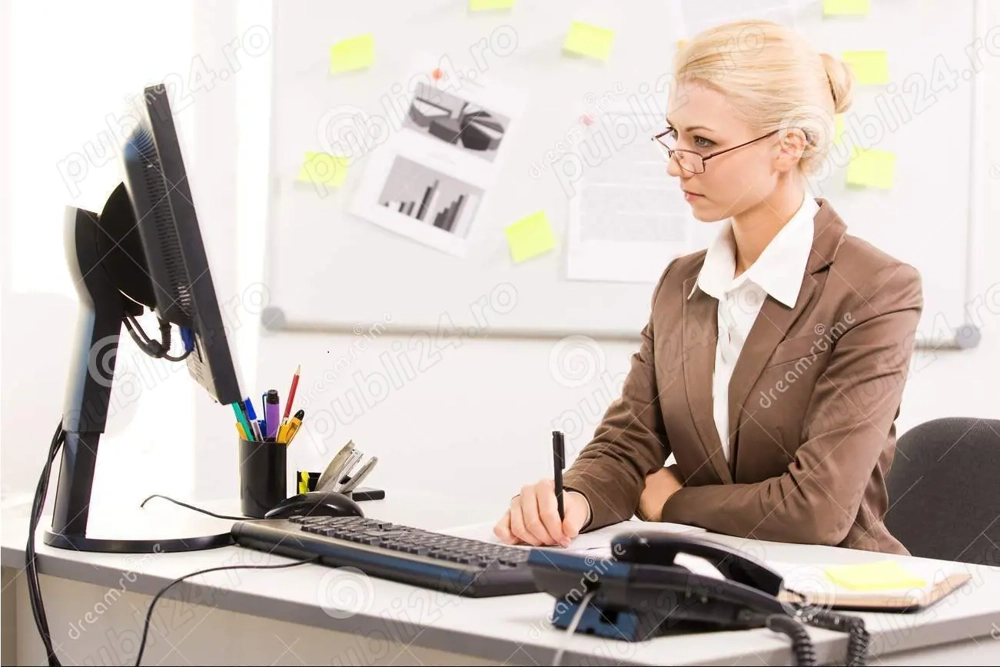 Oferta zilei.Secretara sau agenta ca partener egal - firmă imobiliara