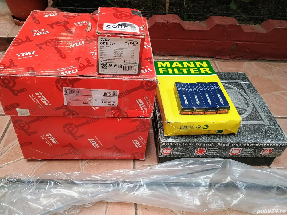 Discuri frână față -spate, bujii,cablu frână - NOI 