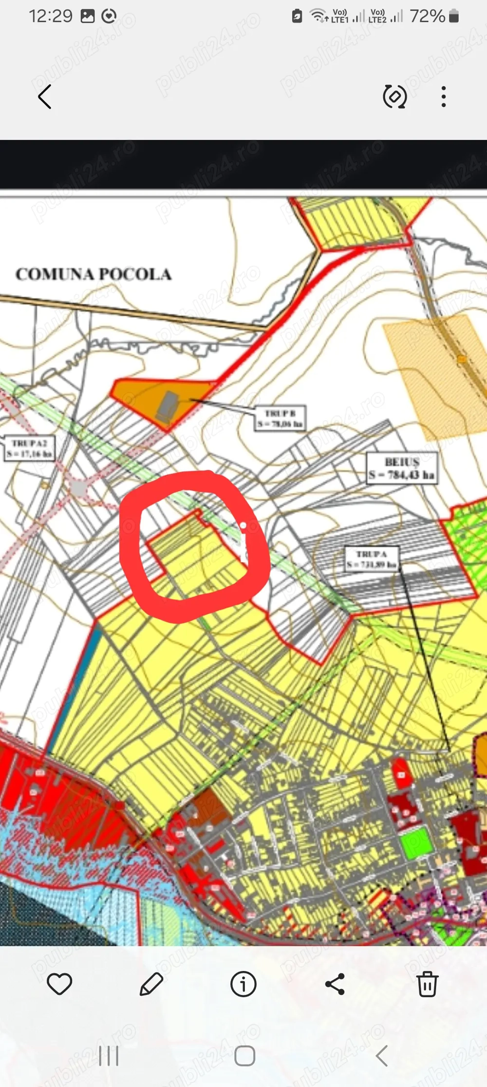 De vanzare teren in Beius