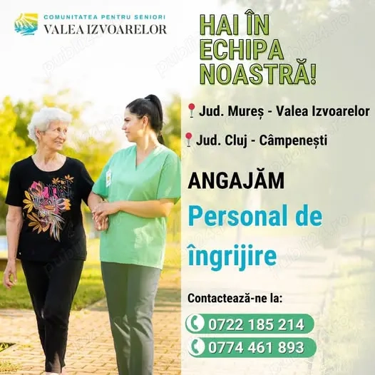  Personal îngrijire seniori