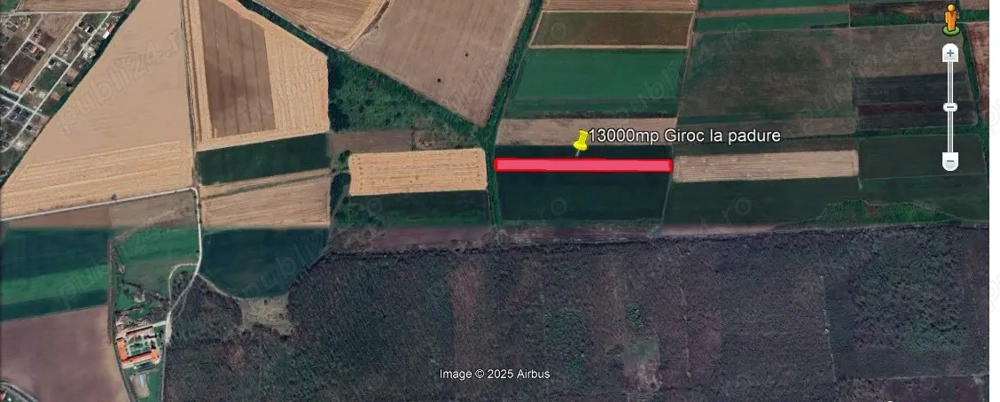 Proprietar, vand teren agricol in Giroc langa manastire si padure