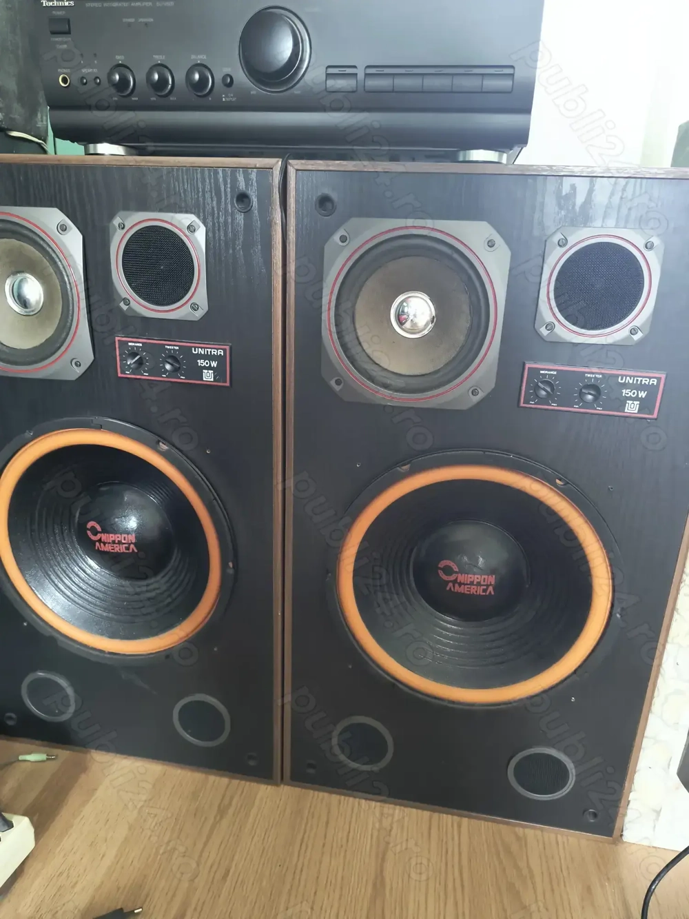 Boxe Unitra 150W de vânzare.