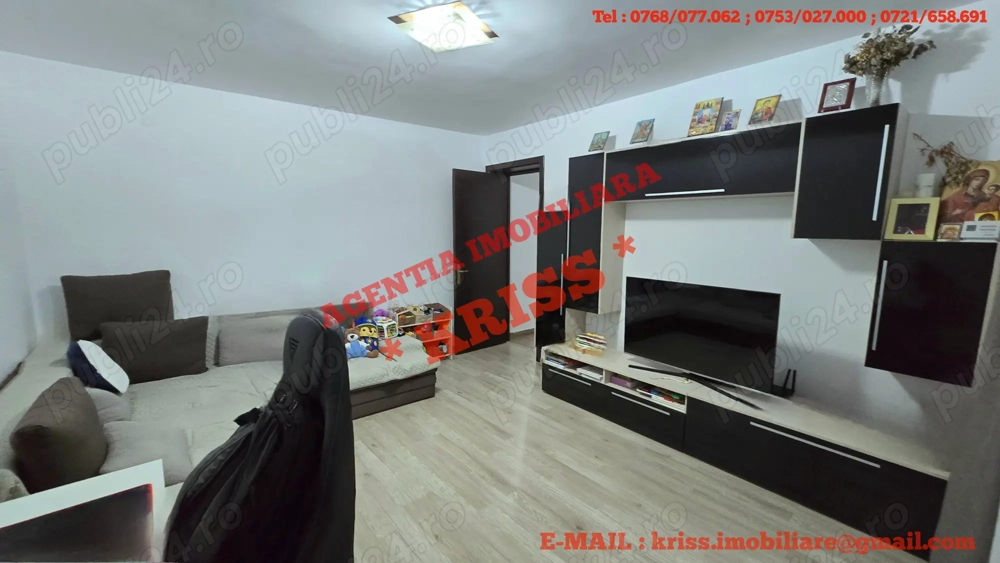 Apartament 2 Camere TRIVALE Confort 1 Decomandat Bloc 2016 Parter Cu Balcon Mobilat Utilat Complet