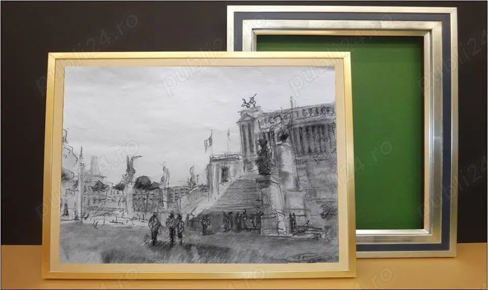 Lucrare veche semnata (dimensiuni mari)