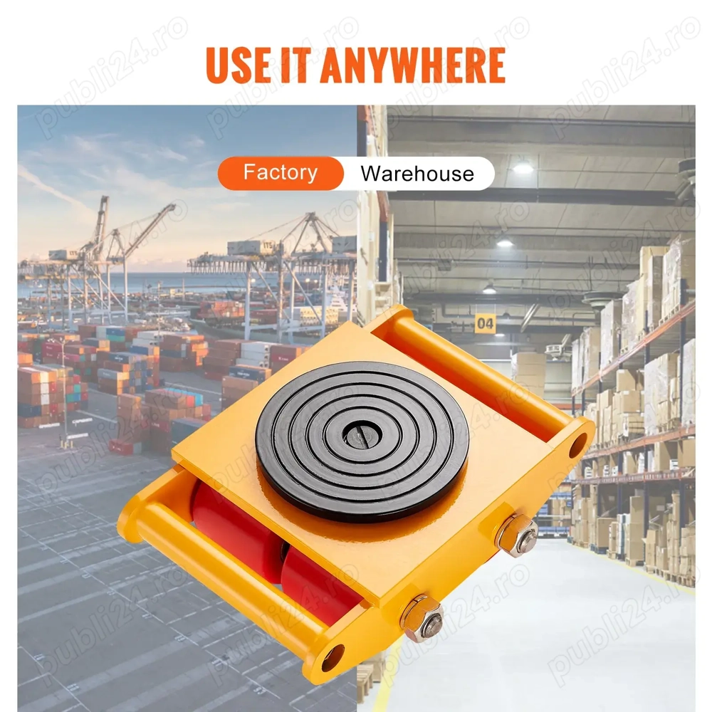 Role- Carucior pentru tansportat utilaje sau diferite