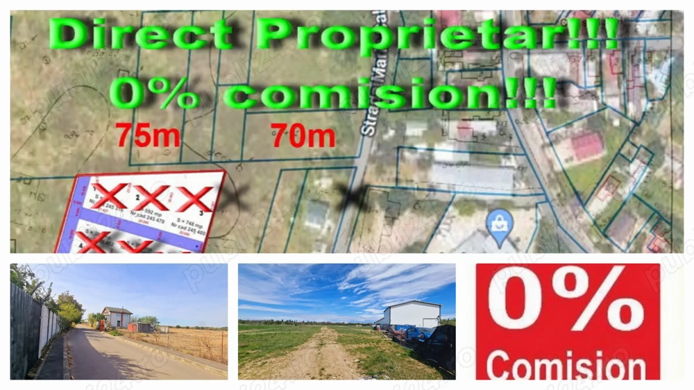 Vanzare teren Crangasi, LAcul Morii, Giulesti Sarbi, 419mp - 628mp, 0%comision