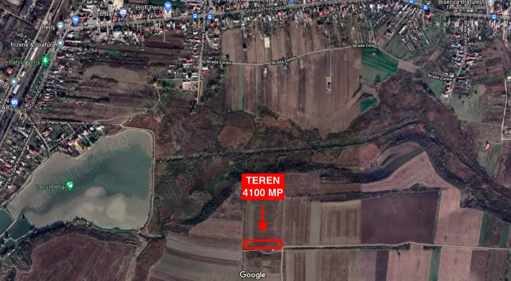 Teren extravilan, Peris, 4100mp