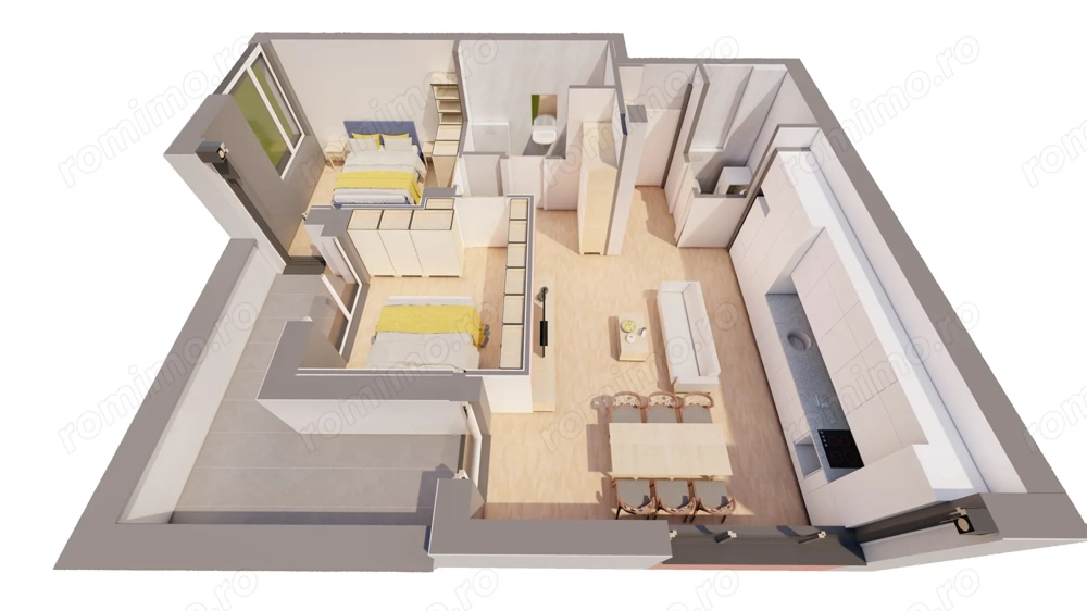 De vanzare PENTHOUSE într-un bloc nou marca ARED Comision 0%