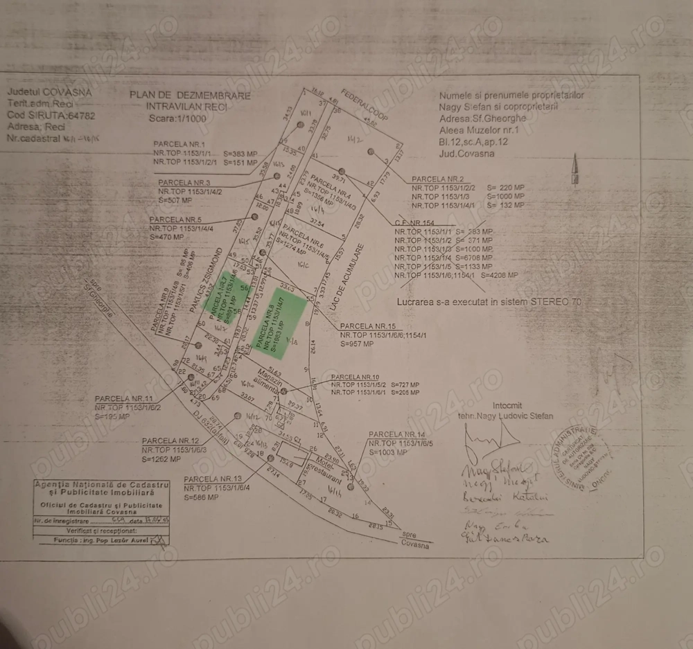 De vanzare teren intravilan pe malul lacului Reci
