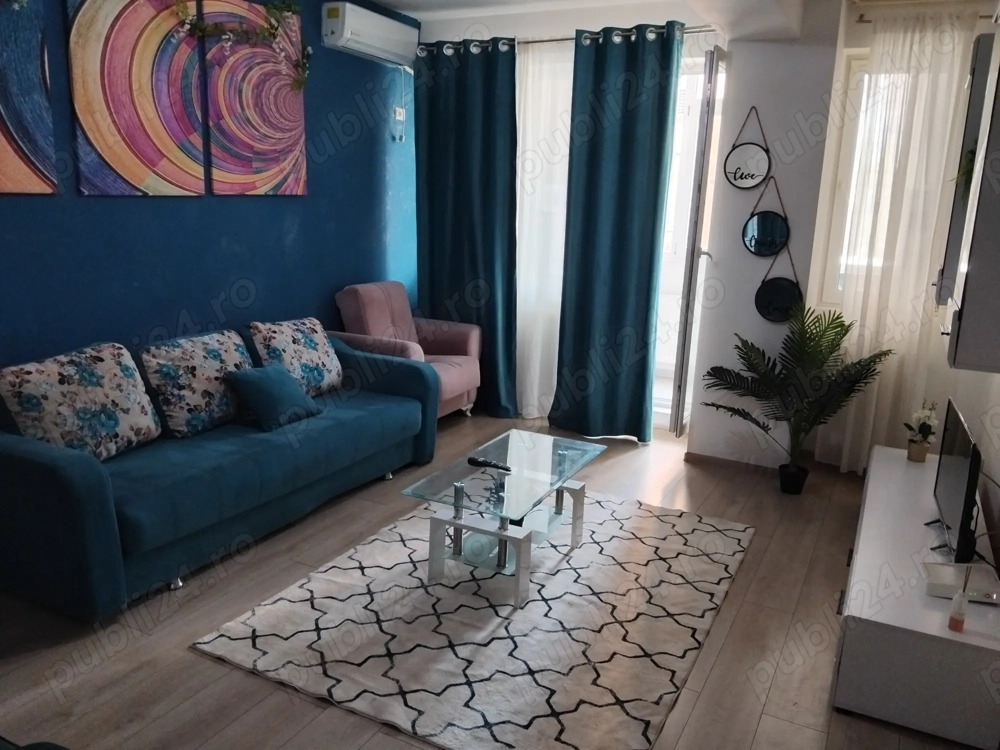  NON STOP închiriez regim hotelier apartament cu două camere decomandate  în Militari Rezident 