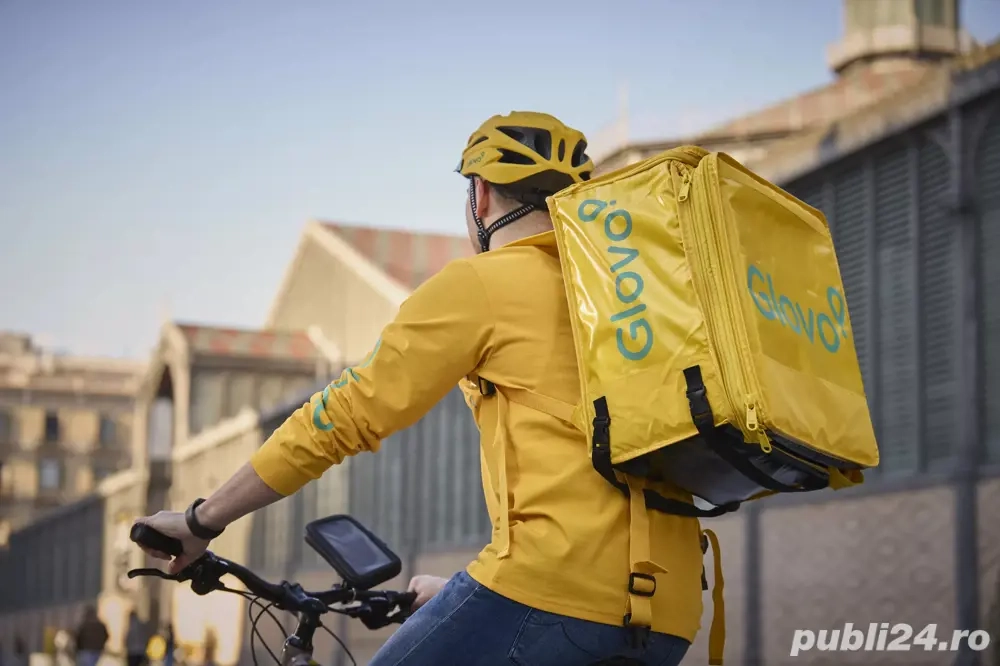 Angajam curier Glovo   Bolt Food