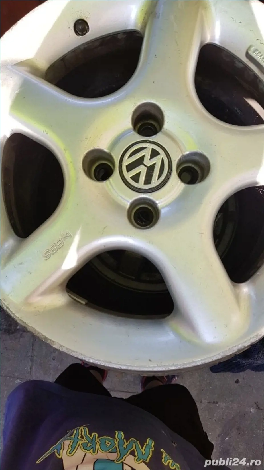 Jante BBS pe 15 inch, 4x100 pentru golf 2/3, logan, opel, chevrolet