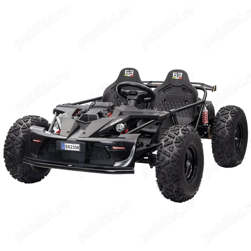 Buggy electric pentru 2 copii, Kinderauto BJSX2358, 800W 48V 20Ah