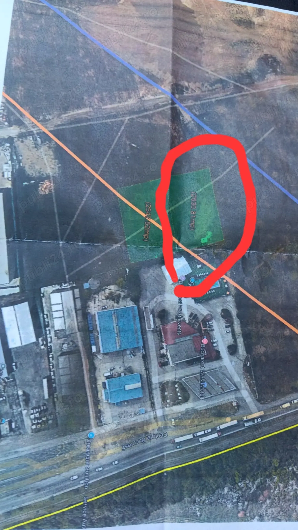 Super oferta !Teren intravilan industrial Centura Domnesti pentru hale in spate la LUKOIL. Super oferta !Teren intravilan industrial Centura Domnesti pentru hale in spate la LUKOIL.