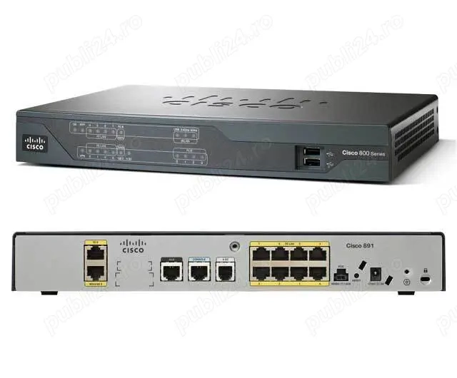 CISCO891-K9 - Cisco 891 GigaE SecRouter 8-port switch